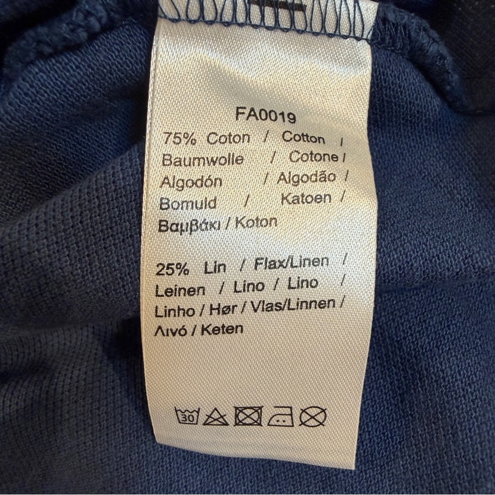 Lacoste Men’s Harbor Blue Short-Sleeve Polo with Dual Chest Pockets Size 8 - Picture 5 of 5
